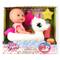 Gi-Go 12" Bath Time Baby Doll With Unicorn Floatie
